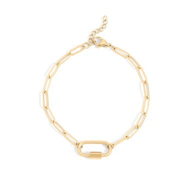 PULSERA PAPERCLIP CON PAPERCLIP GRANDE