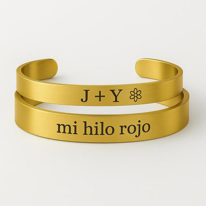 BRAZALETE PERSONALIZABLE CON MIRADA O TEXTO