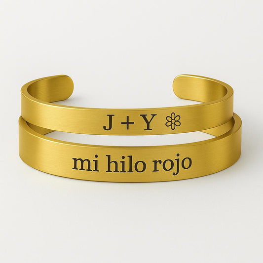BRAZALETE PERSONALIZABLE CON MIRADA O TEXTO