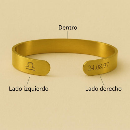 BRAZALETE PERSONALIZABLE CON MIRADA O TEXTO