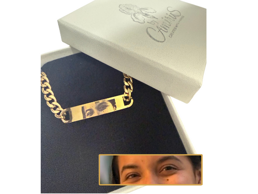 ESCLAVA PERSONALIZABLE CON MIRADA (GRUESA)