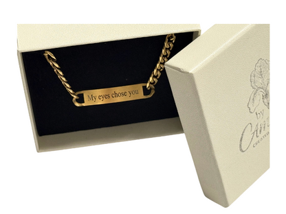 ESCLAVA PERSONALIZABLE CON MIRADA (GRUESA)
