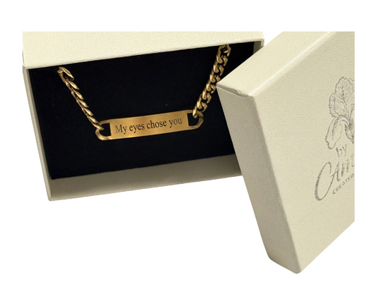 ESCLAVA PERSONALIZABLE CON MIRADA (GRUESA)
