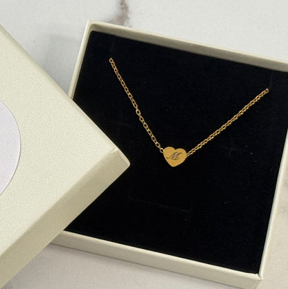 COLLAR PERSONALIZABLE CON CORAZÓN MINI