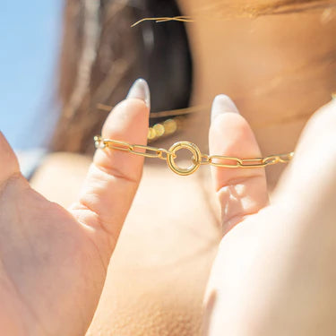 CADENA PAPERCLIP CON ARO