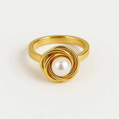 Anillo Nudo Pearl