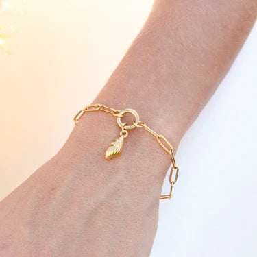 PULSERA PAPERCLIP CON ARO