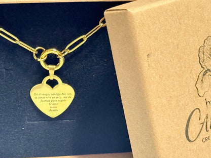 COLLAR PERSONALIZABLE - CORAZÓN