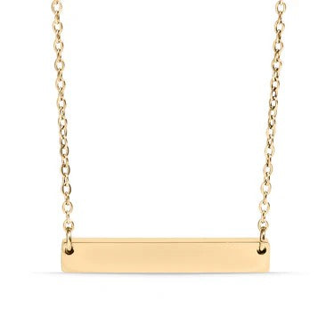 COLLAR PERSONALIZABLE BARRA HORIZONTAL