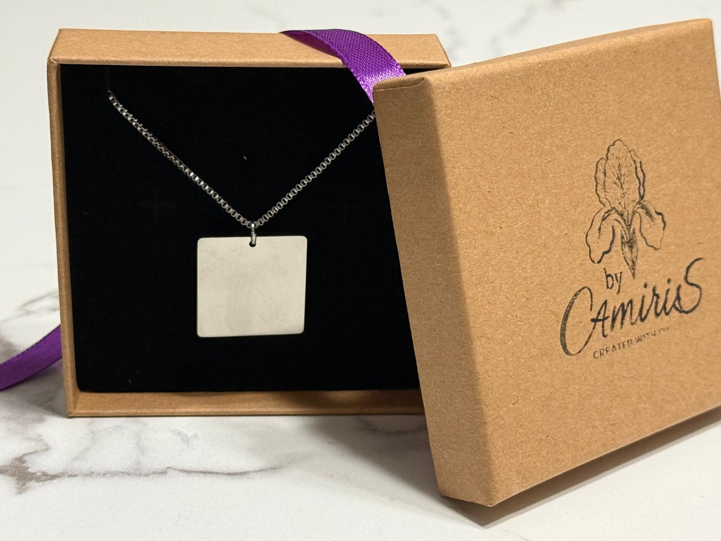 COLLAR PERSONALIZABLE - CUADRADO