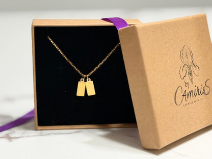 COLLAR PERSONALIZABLE CON INICIALES