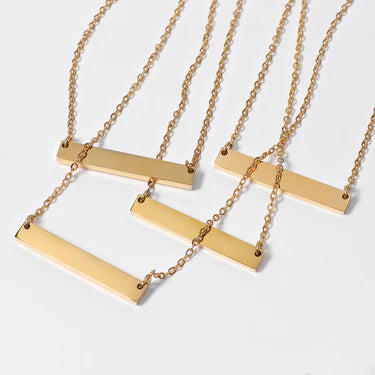 COLLAR PERSONALIZABLE BARRA HORIZONTAL