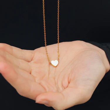 COLLAR PERSONALIZABLE CON CORAZÓN MINI